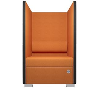 Kulik System - Private Line - Akustiksofa (Orange/Sort)